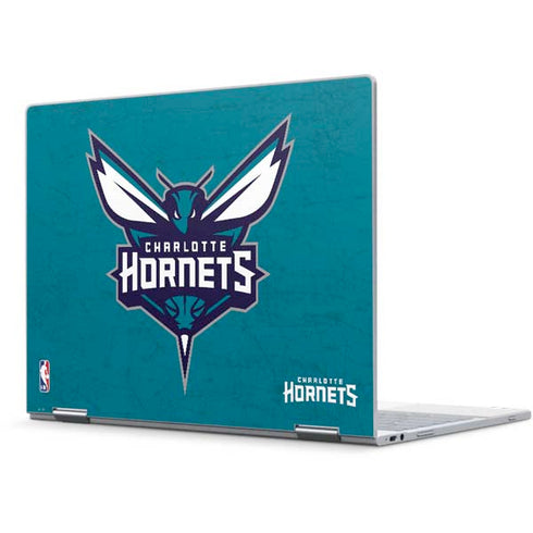 NBA Charlotte Hornets Distressed Pixelbook Skin